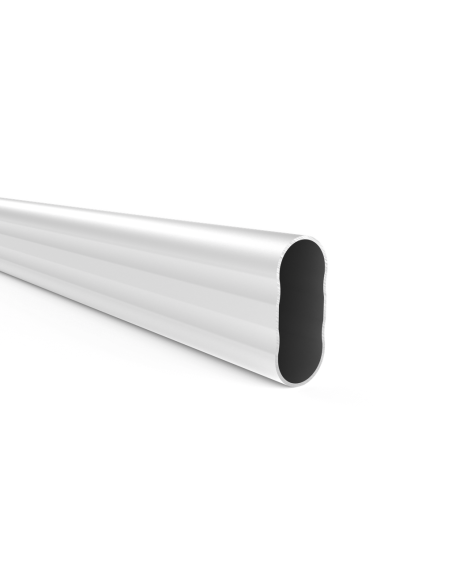 OVO PERFIL OVAL PARA PLACAR TIRA 3M ANODIZADO(10)