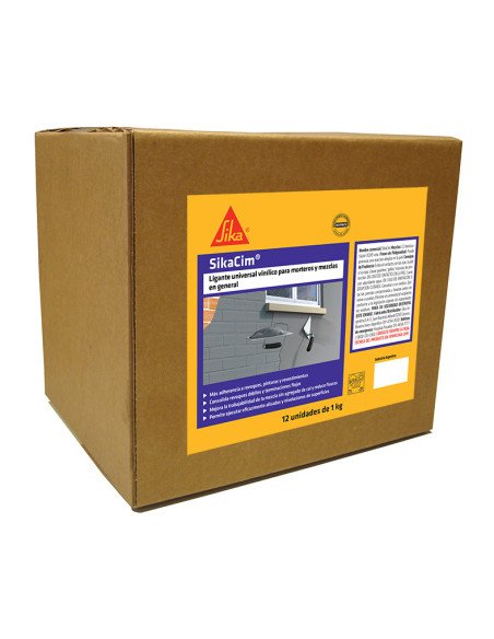 SIKACIM LIGANTE CAJA CON 12 DOY PACK DE 1 KG